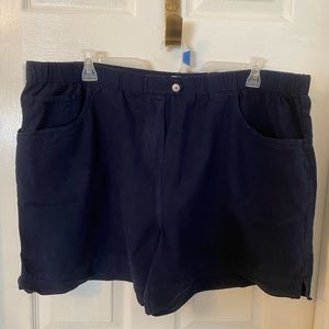 Fashion Bug Navy shorts w/pockets